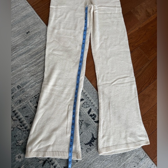 NWT Ally Tusk Knit Pants Andrea Iyamah cream small - Picture 7 of 9
